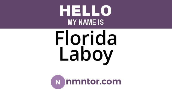 Florida Laboy