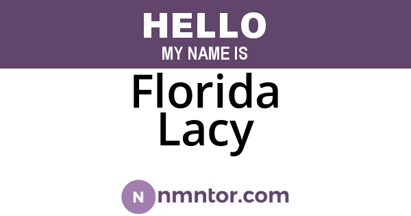 Florida Lacy