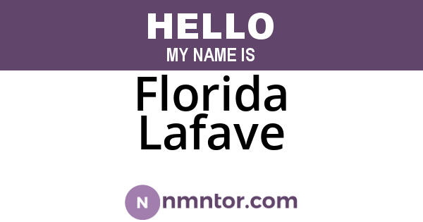 Florida Lafave