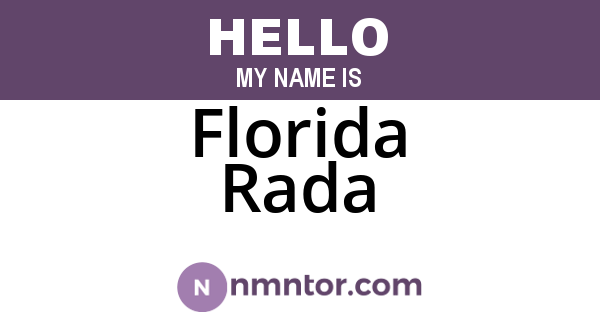 Florida Rada
