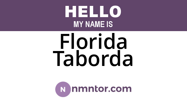 Florida Taborda