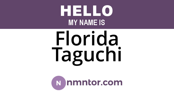 Florida Taguchi