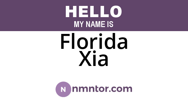 Florida Xia