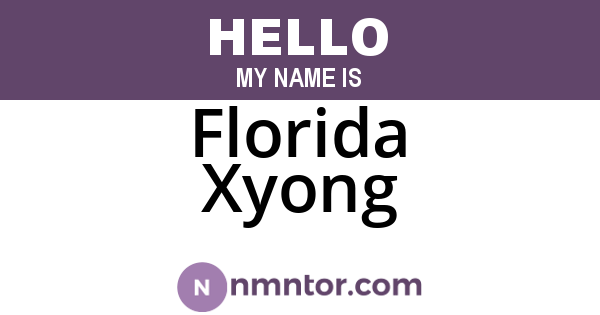 Florida Xyong