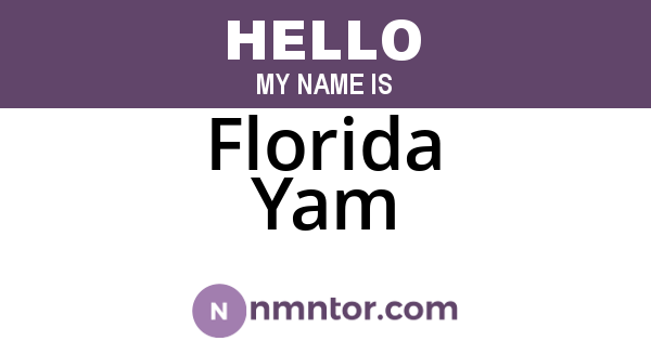 Florida Yam
