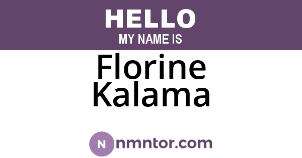 Florine Kalama