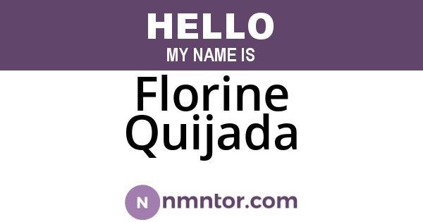 Florine Quijada