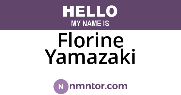 Florine Yamazaki