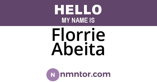 Florrie Abeita