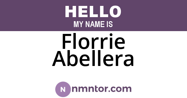 Florrie Abellera