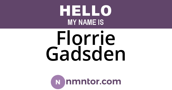 Florrie Gadsden