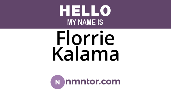 Florrie Kalama