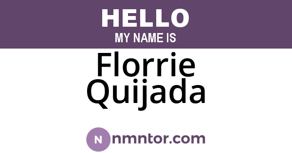 Florrie Quijada