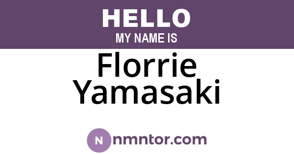 Florrie Yamasaki