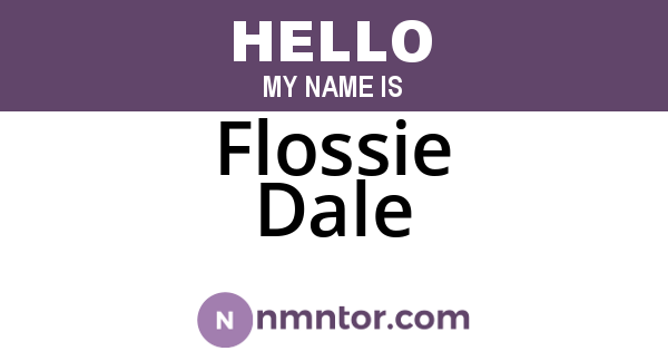 Flossie Dale