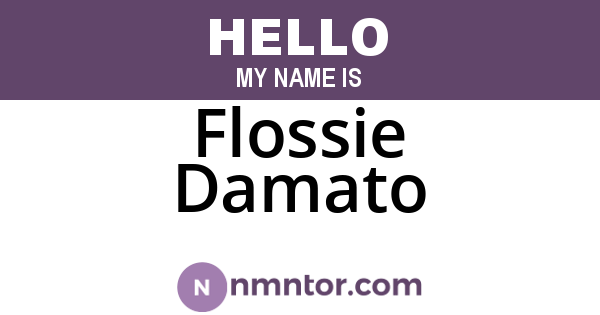Flossie Damato