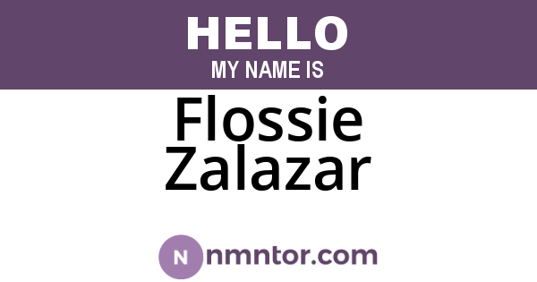 Flossie Zalazar