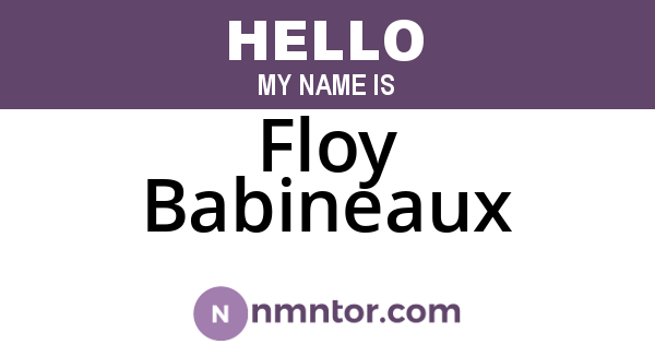 Floy Babineaux