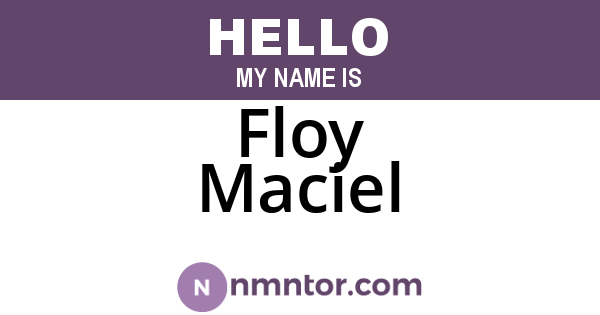 Floy Maciel