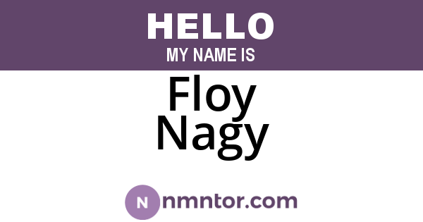 Floy Nagy