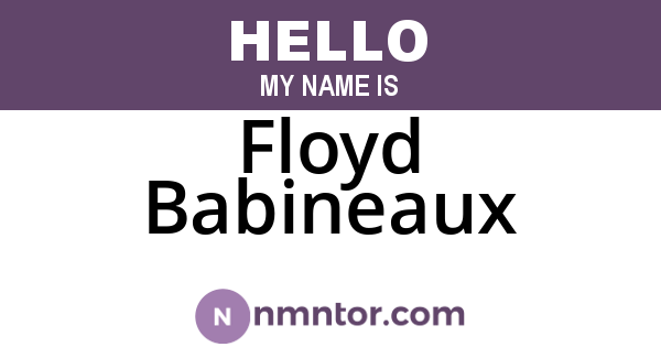 Floyd Babineaux