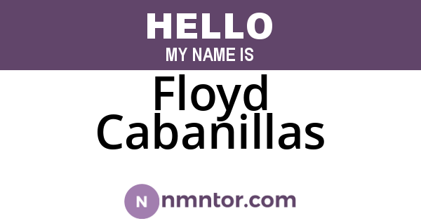 Floyd Cabanillas