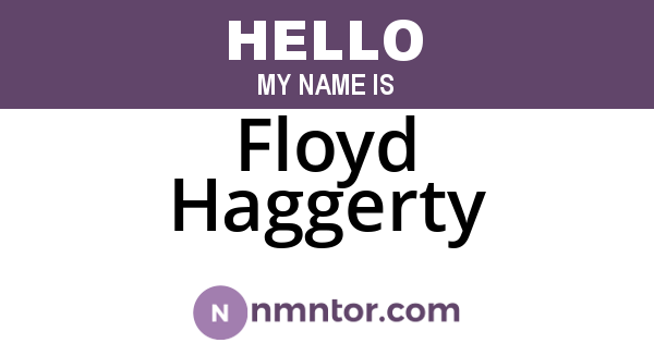 Floyd Haggerty