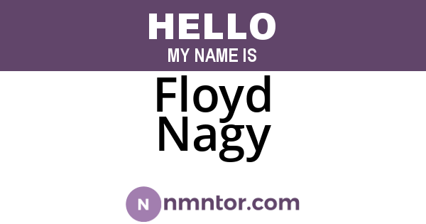 Floyd Nagy