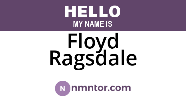 Floyd Ragsdale