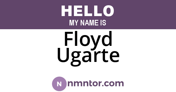 Floyd Ugarte