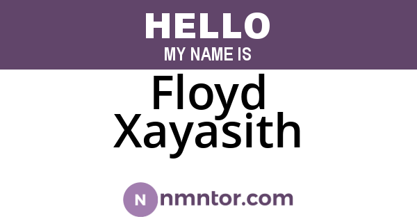 Floyd Xayasith