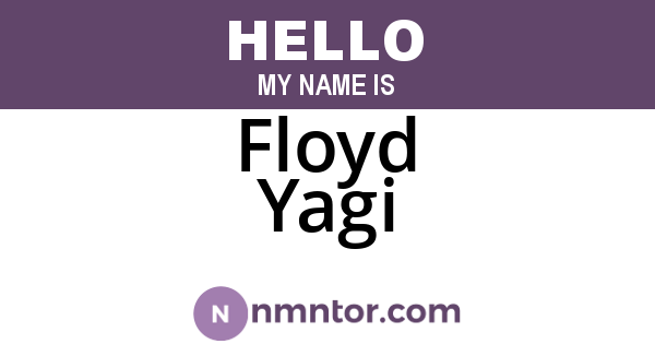 Floyd Yagi