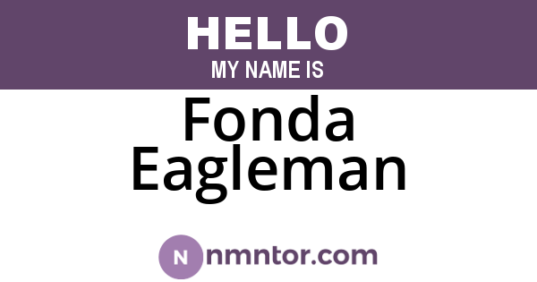 Fonda Eagleman