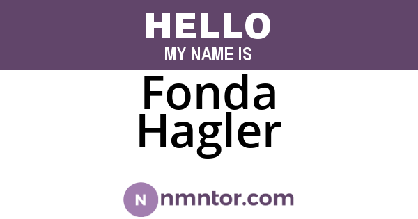 Fonda Hagler