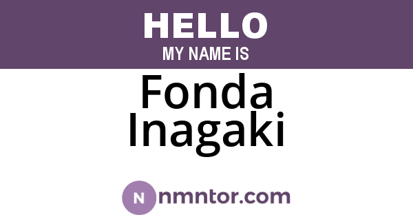 Fonda Inagaki