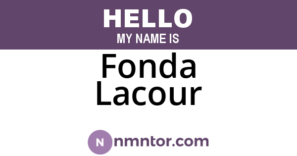Fonda Lacour