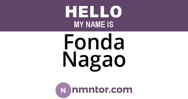 Fonda Nagao