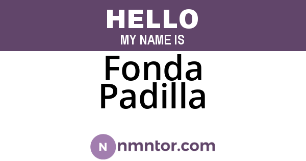 Fonda Padilla