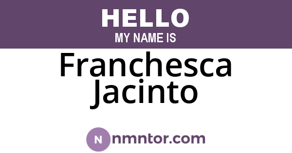Franchesca Jacinto