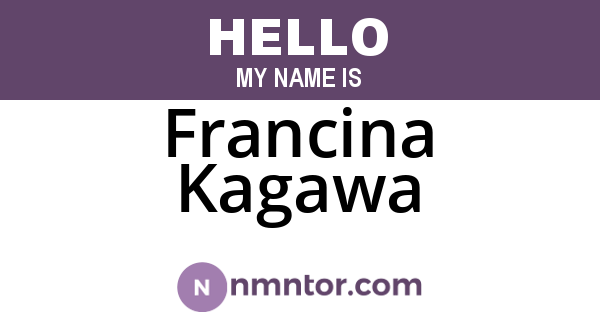 Francina Kagawa
