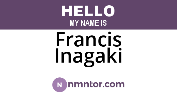 Francis Inagaki