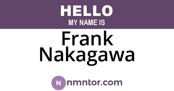 Frank Nakagawa