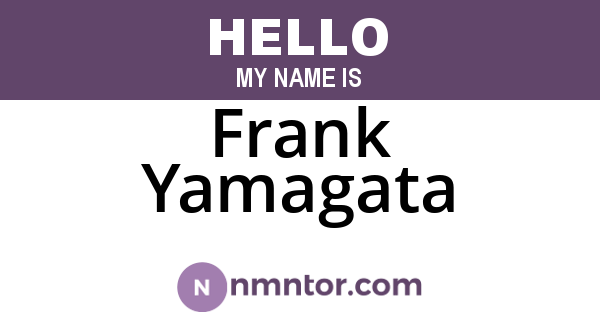 Frank Yamagata