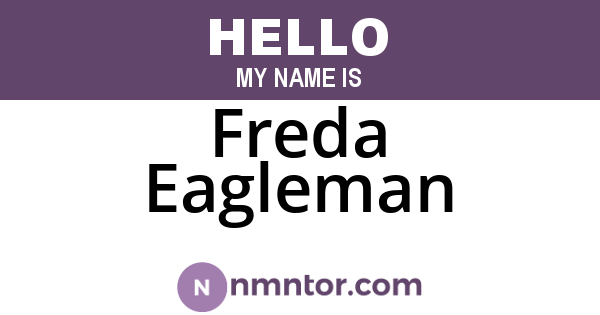 Freda Eagleman