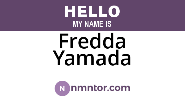 Fredda Yamada