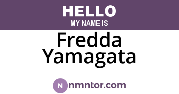 Fredda Yamagata