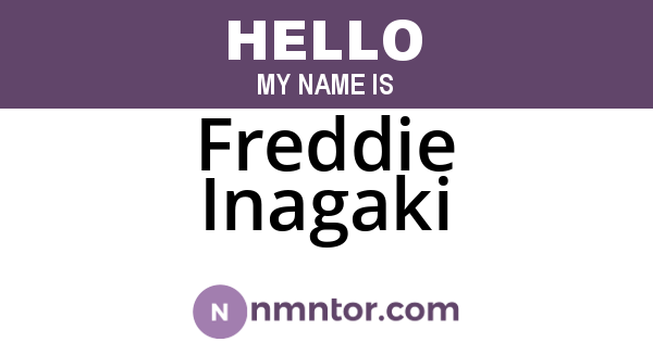 Freddie Inagaki