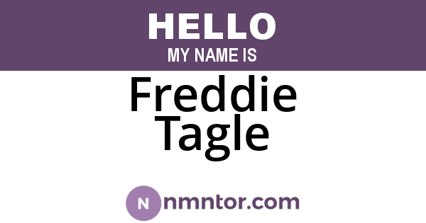 Freddie Tagle