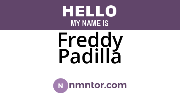 Freddy Padilla