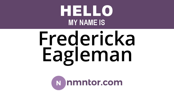 Fredericka Eagleman